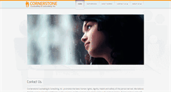 Desktop Screenshot of cornerstonecounseling-inc.org